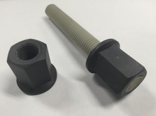 threaded rod and flanged nuts